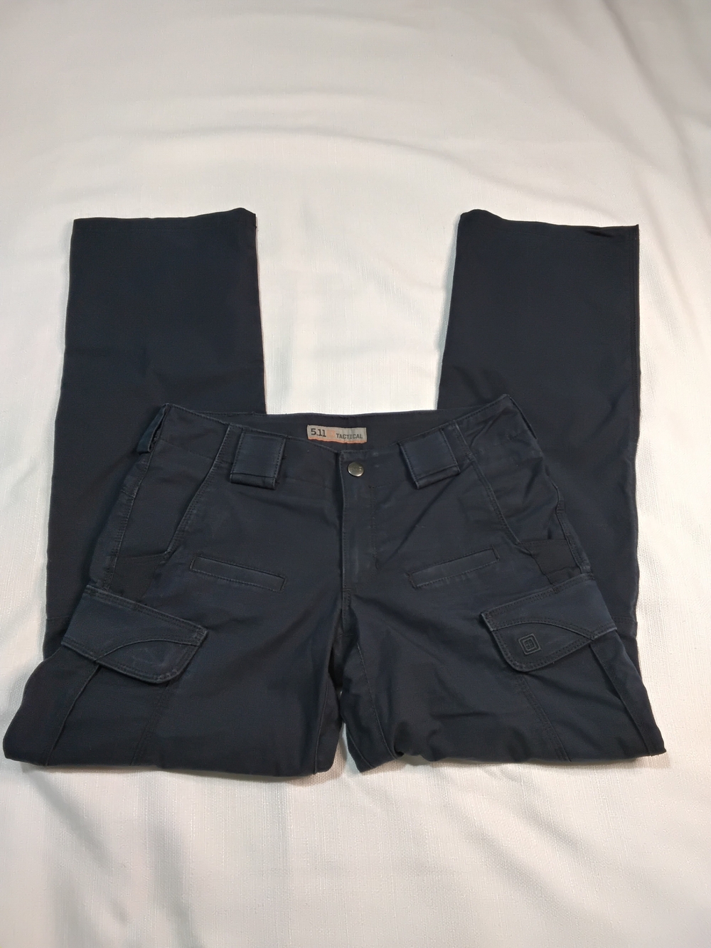 5.11 Tactical Women's Navy Straight-Leg Cargo Jeans Sz 4.